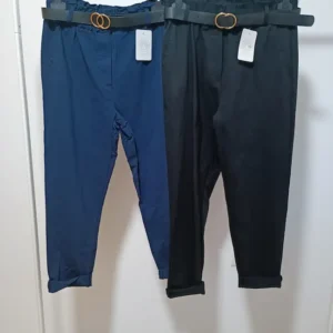 pantalon con cinturon elastico