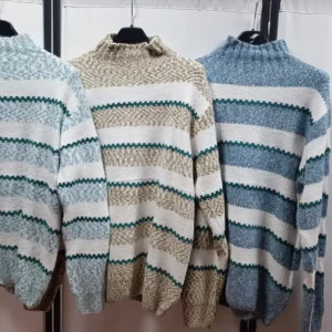 jersey rayas pelo mujer