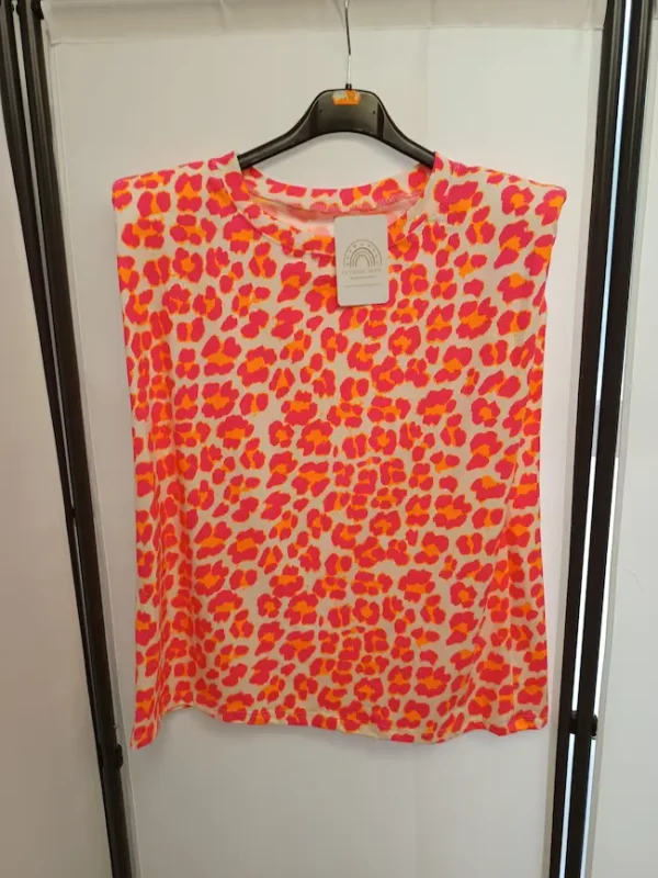camiseta hombrera print