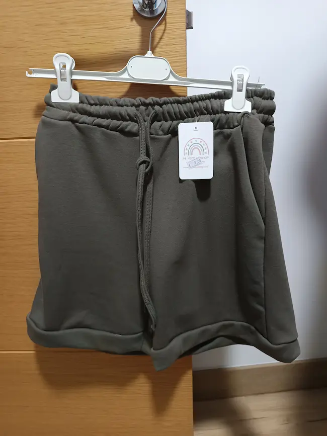 pantalon corto verde