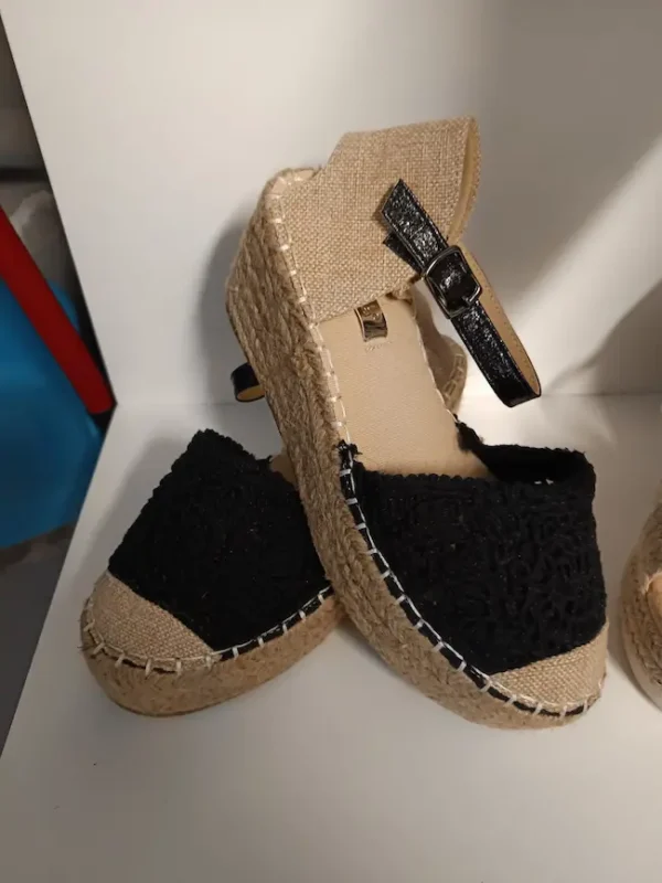 sandalia crochet