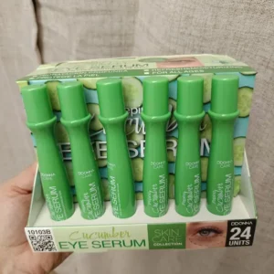 contorno pepino ojos
