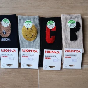 calcetin caras mujer