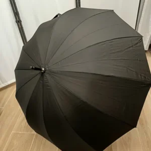 paraguas baston negro